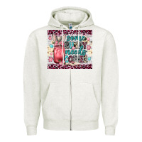 Oatmeal Heather Some bunny needs coffee 20oz tumbler Zipper Hoodie - Neo Western