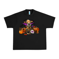 Black Heifer Cow Halloween Urban Heavy Tee - RanaPortraitStore