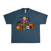 Midnight Navy Heifer Cow Halloween Urban Heavy Tee - RanaPortraitStore