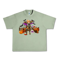 Oil Green Heifer Cow Halloween Urban Heavy Tee - RanaPortraitStore