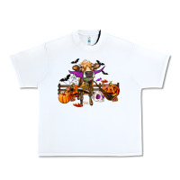 White Heifer Cow Halloween Urban Heavy Tee - RanaPortraitStore