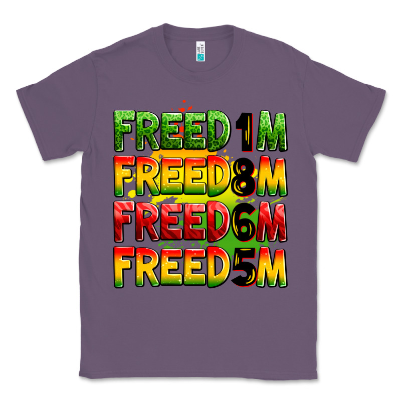 Freedom Freedom Freedom Freedom 1865 Classic Tee by Zillion Design Studio | Teevron