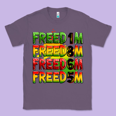 Freedom Freedom Freedom Freedom 1865 Classic Tee Designed By Zillion Design Studio