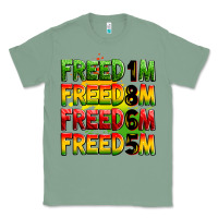 Sage freedom freedom freedom freedom 1865 Classic Tee - Zillion Design Studio