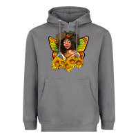Storm butterfly afro woman juneteenth Heavyweight Hoodie - AdoDesignShop