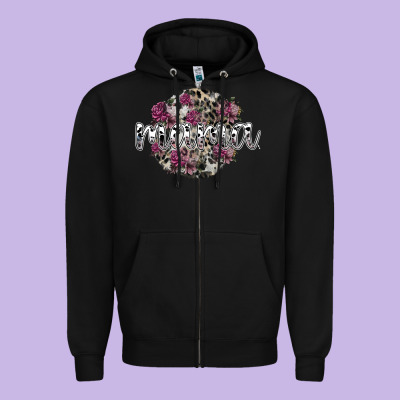 Mama Zipper Hoodie Designed By Sublimationcraftshop