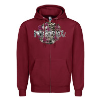 Burgundy mama Zipper Hoodie - SublimationCraftShop