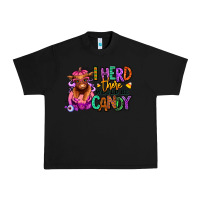 Black I herd there would be candy Heifer Urban Heavy Tee - RanaPortraitStore
