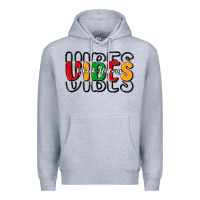 Heather Grey black history vibes Premium Hoodie - MaliasSmallBusiness