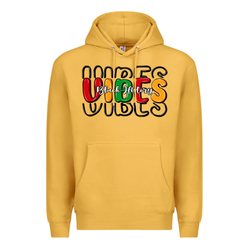 Black History Vibes Premium Hoodie by MaliasSmallBusiness | Teevron