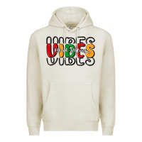 Oatmeal Heather black history vibes Premium Hoodie - MaliasSmallBusiness