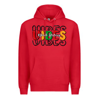 Red black history vibes Premium Hoodie - MaliasSmallBusiness