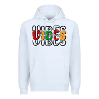 White black history vibes Premium Hoodie - MaliasSmallBusiness