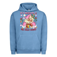 Pigment Pebble Blue its abuelita and pan dulce season mexican santa Urban Hoodie - MaliasSmallBusiness