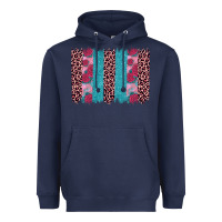 Navy valentines day leopard rose glitter brush stoke Heavyweight Hoodie - JahusDesignShop