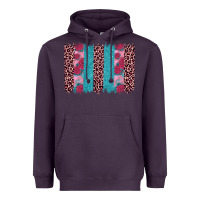 Plum valentines day leopard rose glitter brush stoke Heavyweight Hoodie - JahusDesignShop
