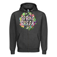 Charcoal Heather Spring break Easter Zipper Hoodie - Neo Western
