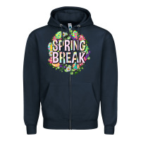Navy Spring break Easter Zipper Hoodie - Neo Western
