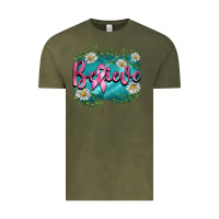 Vintage Olive breast cancer believe Vintage Tee - BarkalooDesign