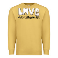 Antique Gold love dental hygienist Premium Sweatshirt - AdoDesignShop