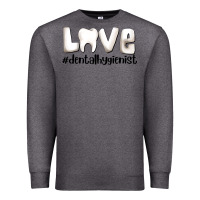 Charcoal Heather love dental hygienist Premium Sweatshirt - AdoDesignShop
