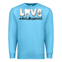 Ocean Blue love dental hygienist Premium Sweatshirt - AdoDesignShop