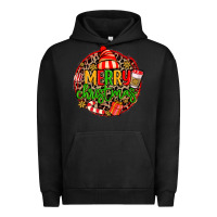 Pigment Black merry leopard merry christmas Urban Hoodie - MaliasSmallBusiness