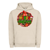 Pigment French Oak merry leopard merry christmas Urban Hoodie - MaliasSmallBusiness