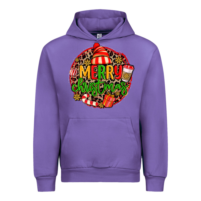 Merry Leopard Merry Christmas Urban Hoodie by MaliasSmallBusiness | Teevron