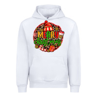 White merry leopard merry christmas Urban Hoodie - MaliasSmallBusiness
