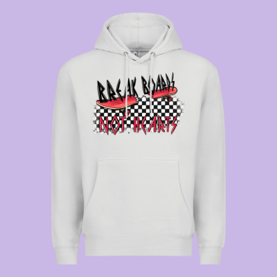 Break Boards Not Hearts Premium Hoodie Designed By Maliassmallbusiness