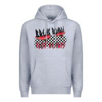 Heather Grey break boards not hearts Premium Hoodie - MaliasSmallBusiness