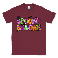 Burgundy Spooky Season Classic Tee - texasbilliewilder