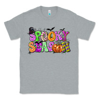 Heather Grey Spooky Season Classic Tee - texasbilliewilder