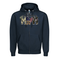 Navy military mom Zipper Hoodie - SublimationCraftShop