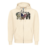 Sandshell military mom Zipper Hoodie - SublimationCraftShop