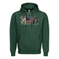 Sports Green military mom Zipper Hoodie - SublimationCraftShop