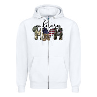 White military mom Zipper Hoodie - SublimationCraftShop