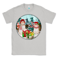 Moon Dust Christmas snowman Classic Tee - FaDigitalArtStudio
