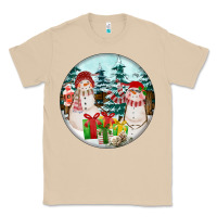 Mushroom Christmas snowman Classic Tee - FaDigitalArtStudio