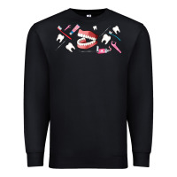 Black dentist elements Premium Sweatshirt - AdoDesignShop