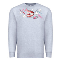 Heather Grey dentist elements Premium Sweatshirt - AdoDesignShop