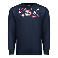 Navy dentist elements Premium Sweatshirt - AdoDesignShop