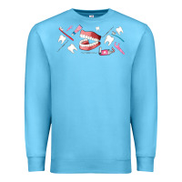 Ocean Blue dentist elements Premium Sweatshirt - AdoDesignShop