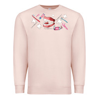 Pale Pink dentist elements Premium Sweatshirt - AdoDesignShop