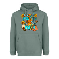 Sage Cutest Pumpkin In The Patch Heavyweight Hoodie - Artiststas