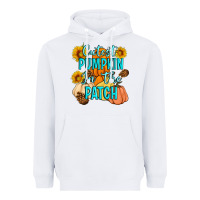 White Cutest Pumpkin In The Patch Heavyweight Hoodie - Artiststas