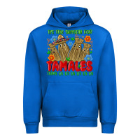 Cobalt tis the season for tamales tama la la la la la la Urban Hoodie - MaliasSmallBusiness