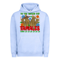 Pigment Grape Ice tis the season for tamales tama la la la la la la Urban Hoodie - MaliasSmallBusiness
