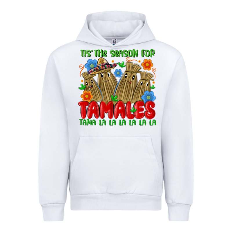Tis The Season For Tamales Tama La La La La La La Urban Hoodie by MaliasSmallBusiness | Teevron